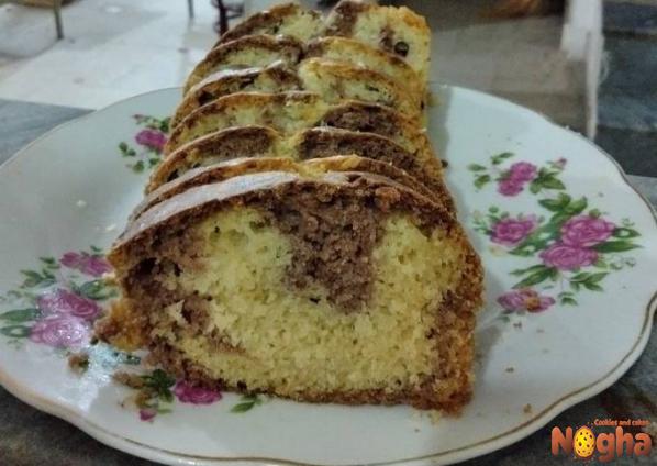 خرید مستقیم کیک وانیلی کاکائویی