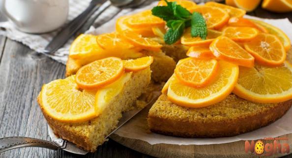 خصوصیات کیک وانیلی پرتقالی تازه چیست؟